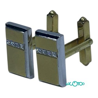 Gemelos Oro 18K Diamantes 12,6gr