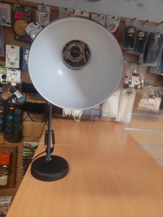 Flexo Metálico Negro Ajustable