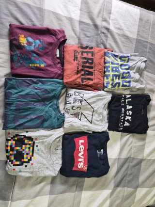 Lote 8 Camisetas Talla 6 Niños
