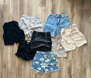 Lote Ropa Mujer: Chalecos y Shorts