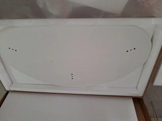 Mesa de centro blanca diseño nórdico