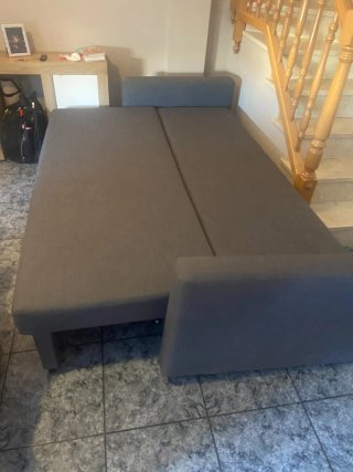 Sofá Cama 3 Plazas Ikea Gris