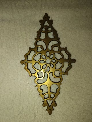 Conjunto asas filigrana bronce
