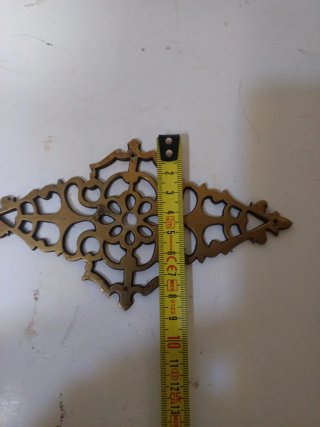 Conjunto asas filigrana bronce