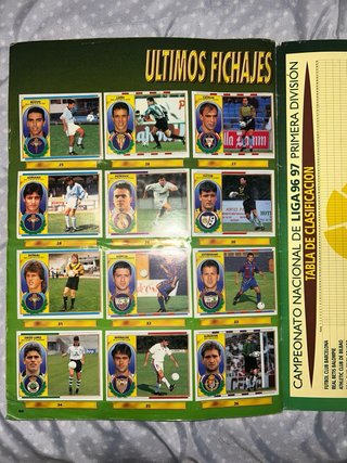 Álbum Cromos Liga 96/97 Completo