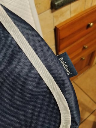 Borsa termica Baldinini blu e bianca