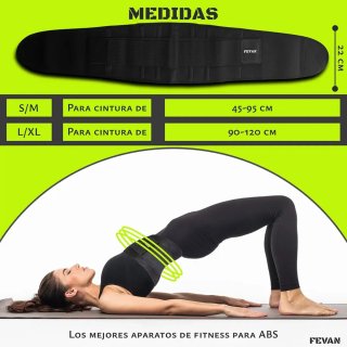 Faja Lumbar Unisex YIANNA Negra Nueva