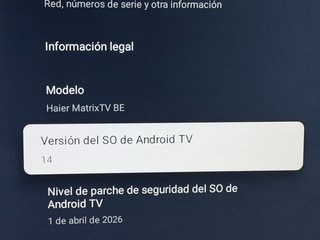 Smart TV Haier Negra