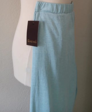 Pantalón ancho verde agua