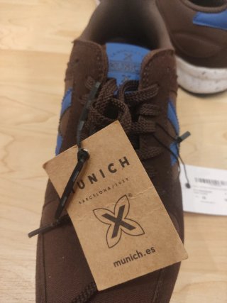 Zapatillas Munich Massana Marrón/Azul Talla 43