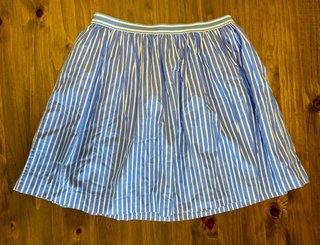 Falda Polo Ralph Lauren Rayas Azul Talla 34