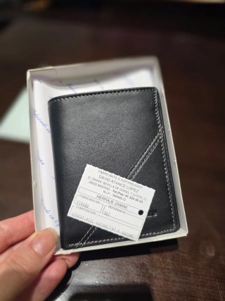 Cartera de piel Attanze hombre