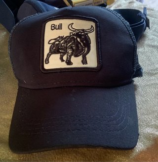 Gorra Bull Negra y Azul