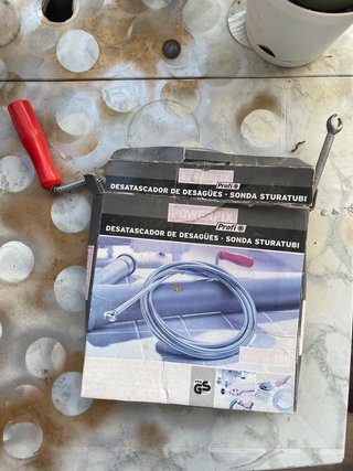 Desatascador de tuberías Powerfix