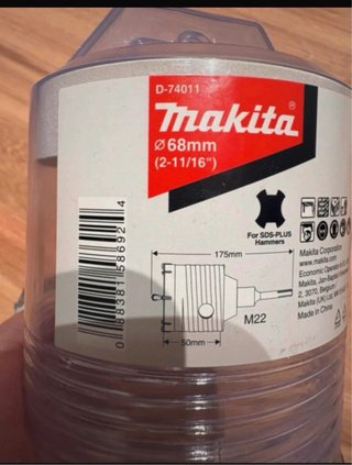 Corona Hormigón Makita 68mm M22