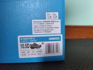 Zapatillas Hoka Mafate 5 Talla 44 2/3