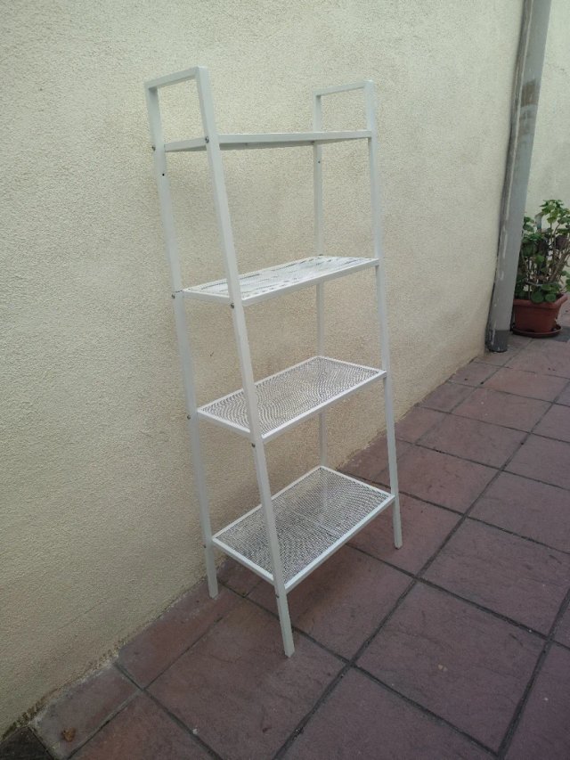Estantería metálica Polka blanca