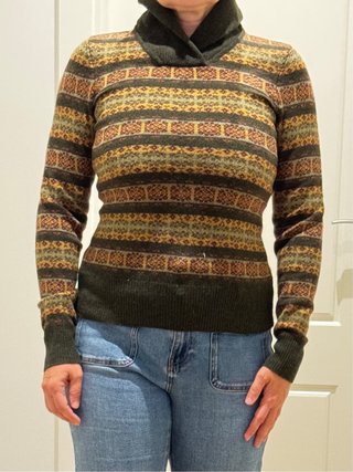 Jersey fino y cálido estampado
