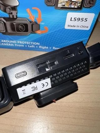 Dashcam Quad Camera 360° Protezione