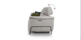 Sofá relax motorizado cardio Estel Wood de 192 cm
