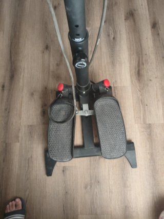 Mini Stepper con Manillar y Bandas Elásticas