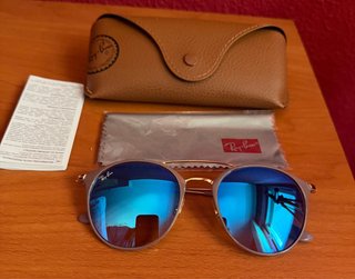 Gafas de sol Ray-Ban Mujer Azul Dorado