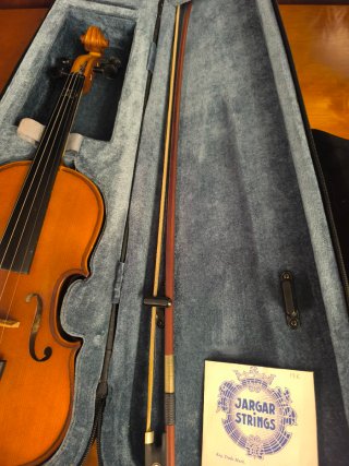 Violín 1/2 con estuche y arco