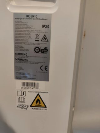 Aire Acondicionado Portátil KOSNIC Blanco