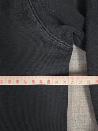 Polo Massimo Dutti Manga Larga Gris Talla L