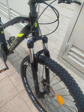 Bicicleta 27.5 Negra y Amarilla
