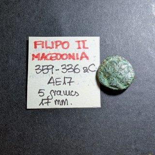 Moneda Griega Filipo II 359-336 a.C. Macedonia