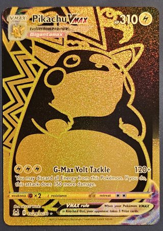 Carta Pokémon Pikachu VMAX TG29