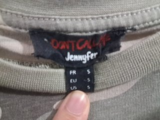 Camiseta corta camuflaje