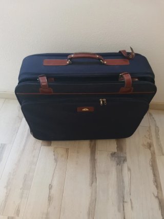 3 Maletas Samsonite azul y marrón