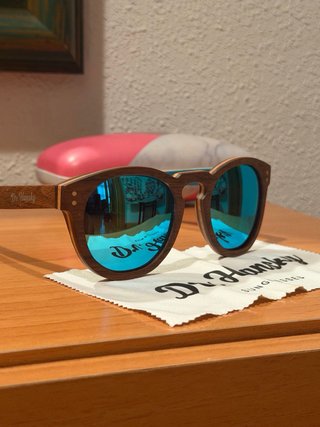 Gafas de sol Dr. Hansky madera y azul