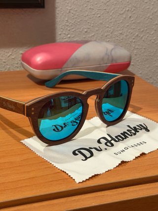 Gafas de sol Dr. Hansky madera y azul