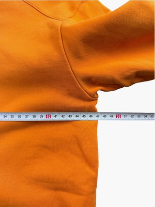 Vintage Sweater Adidas Big Logo Orange Y2K Retro
