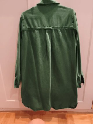 Chaqueta larga verde