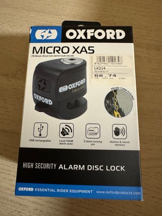 Candado Oxford Micro XA5