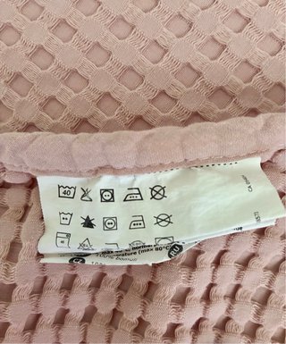 Colcha rosa cama 90