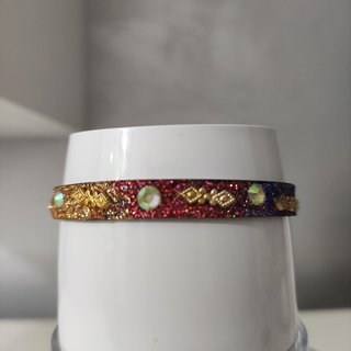 Conjunto 3 Pulseras Multicolor y Dorado