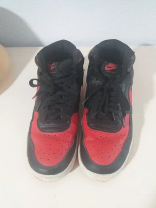 Zapatillas Nike Air Force 1 High Negras Rojas