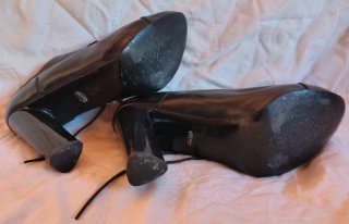 Zara Tacones de Piel Estilo Botines Talla 37
