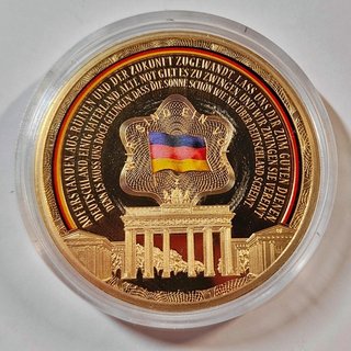 Libro Conmemorativo Medallas Himno Nacional Alemán
