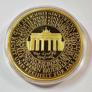 Libro Conmemorativo Medallas Himno Nacional Alemán