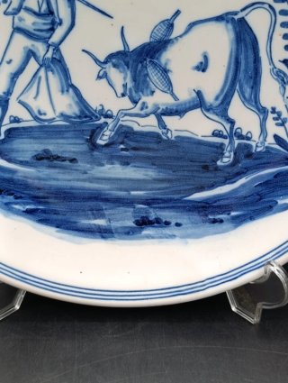 Plato cerámica Alfar del Río