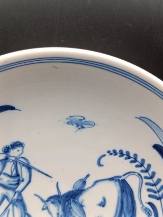 Plato cerámica Alfar del Río