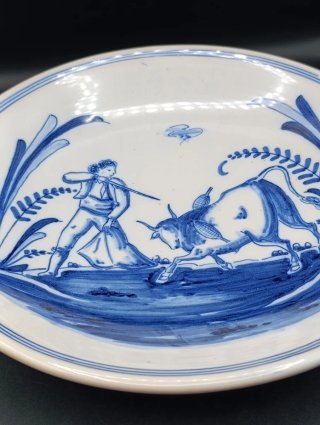Plato cerámica Alfar del Río