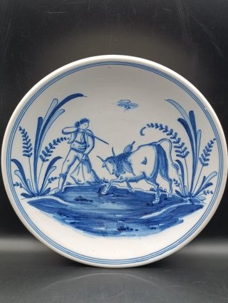 Plato cerámica Alfar del Río
