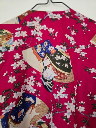 Camisa estilo kimono japonés T. XL